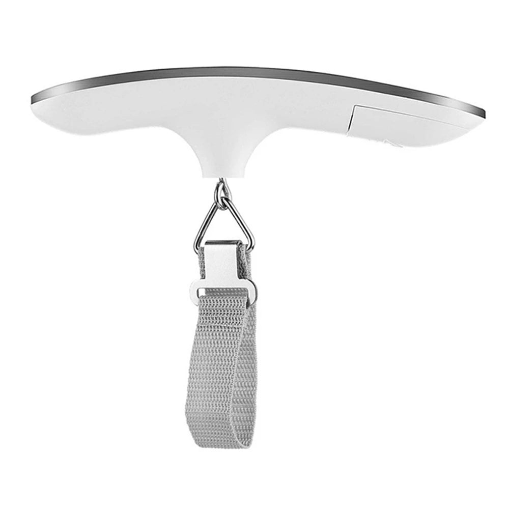 pèse bagage de profil avec sangle