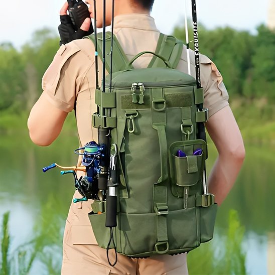 SAC À DOS POUR LA PÊCHE | Rangements organisés - Voyage Randonnée
