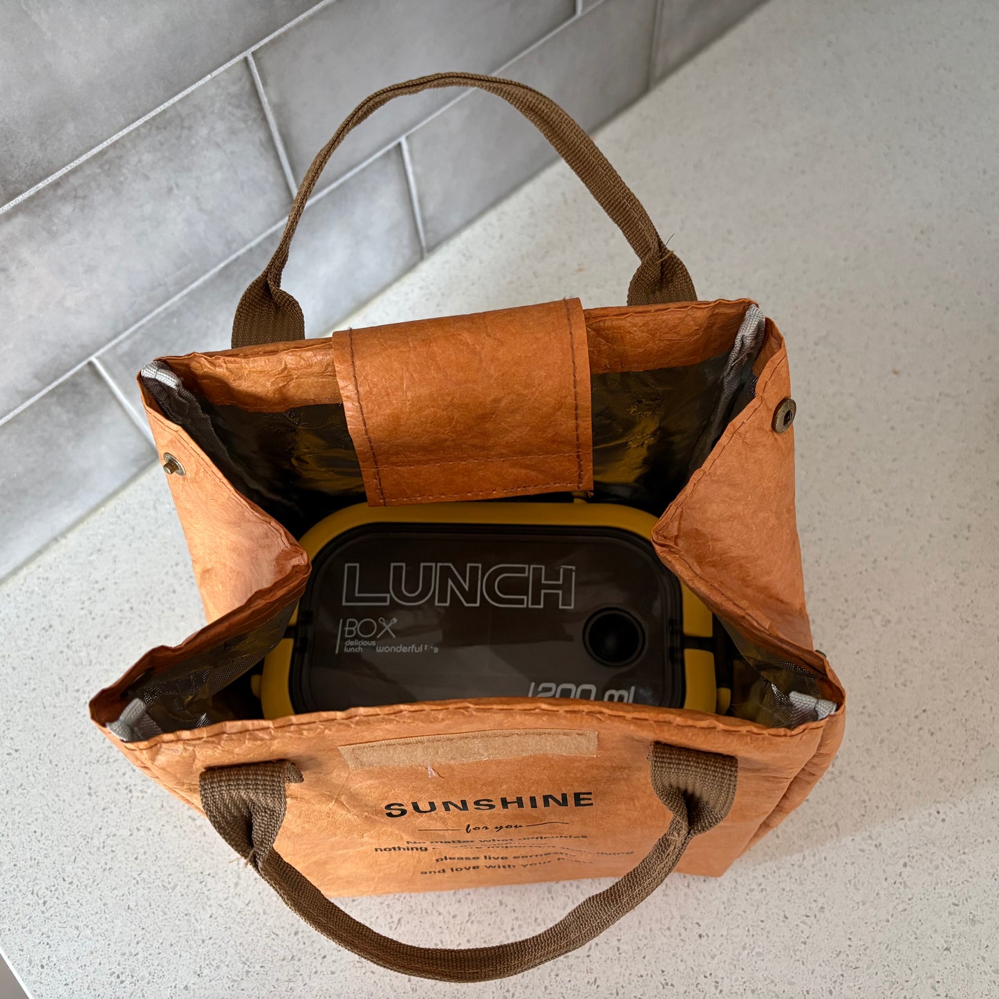 Sac à repas isotherme intérieur