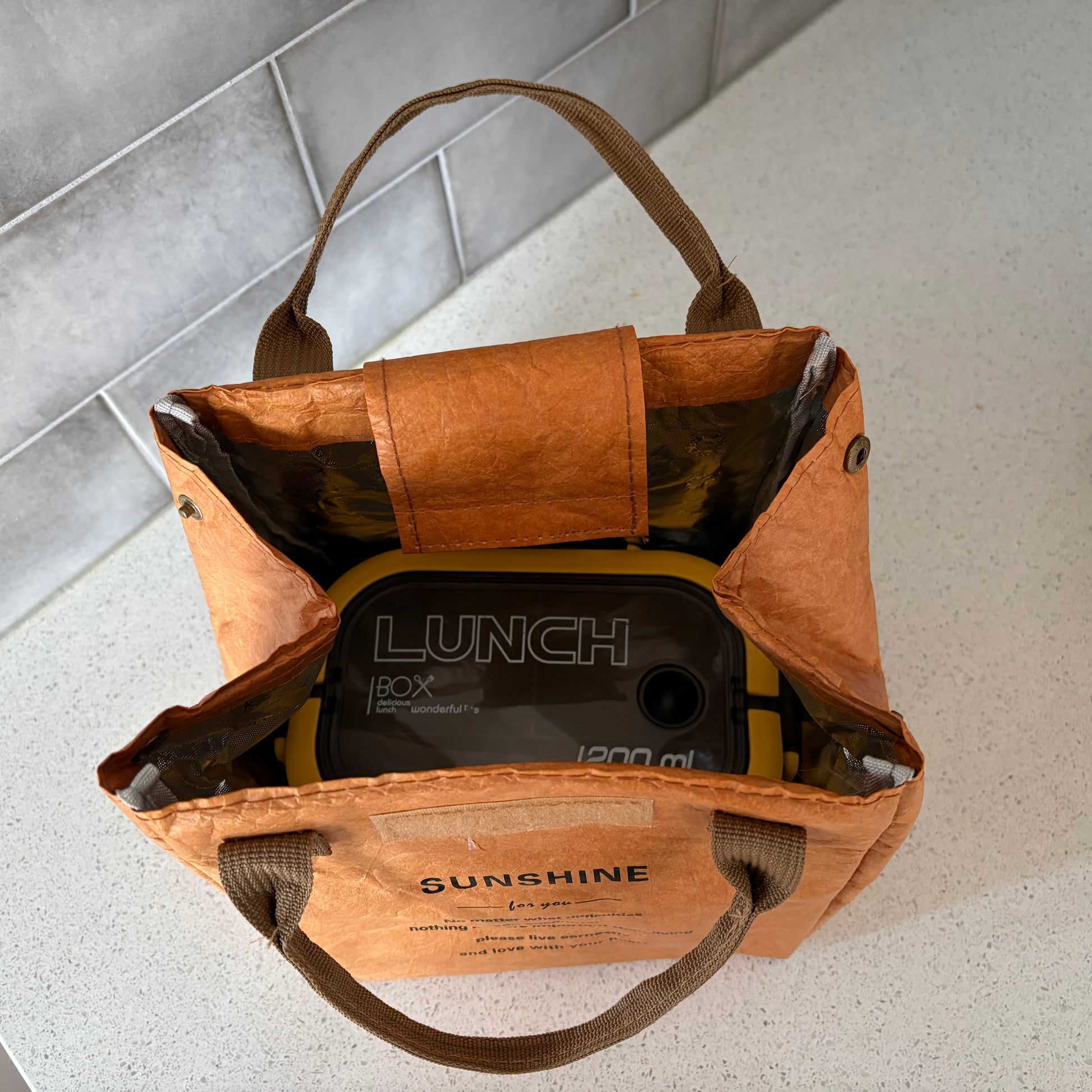 Sac à repas isotherme intérieur